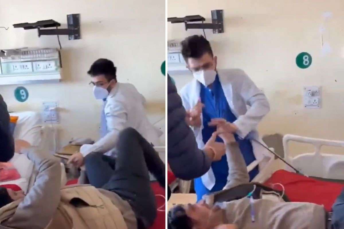 शिमला का IGMC अस्पताल बना अखाड़ा, भिड़ गए डॉक्टर और मरीज, जमकर चले लात-घूसे, Video