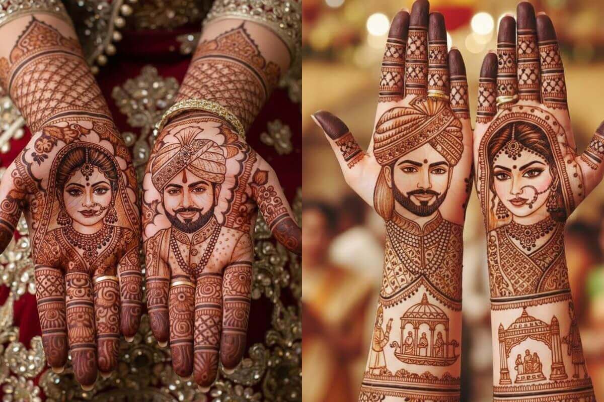 dulha dulhan mehndi