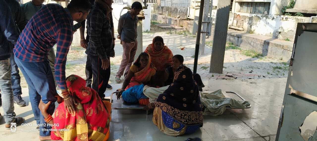 Bhagalpur news ट्रक ने टोटो में मारी टक्कर, दो महिलाओं की मौत, छह घायल