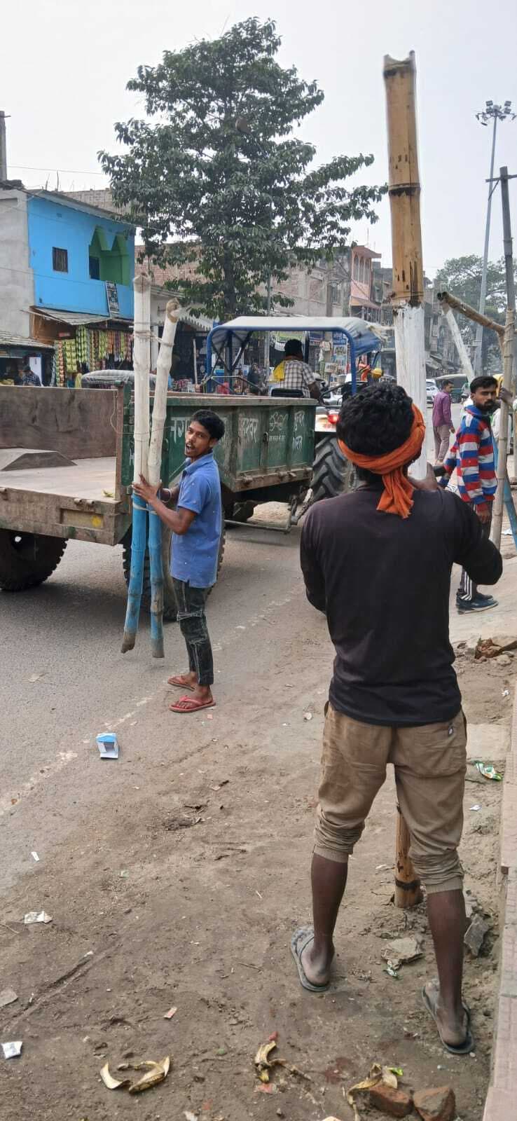 अतिक्रमण हटाने को लेकर चलाया अभियान