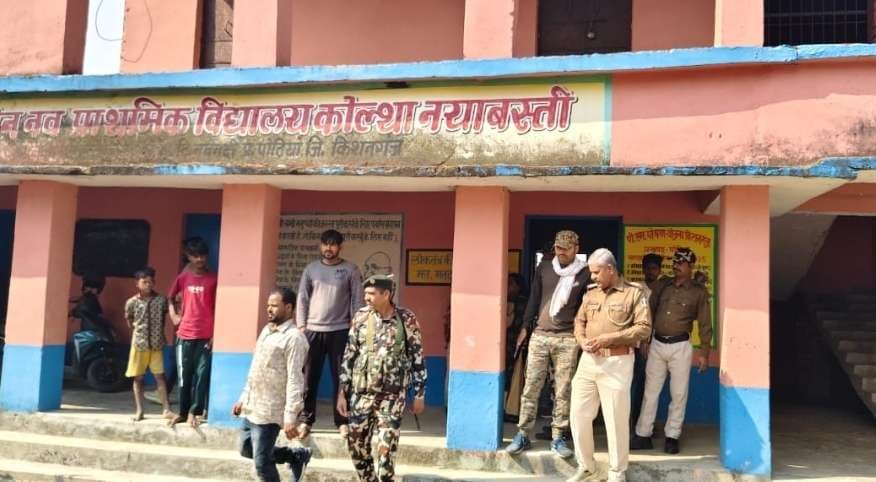 स्कूल का ताला तोड़कर चावल व गैस सिलेंडर की चोरी