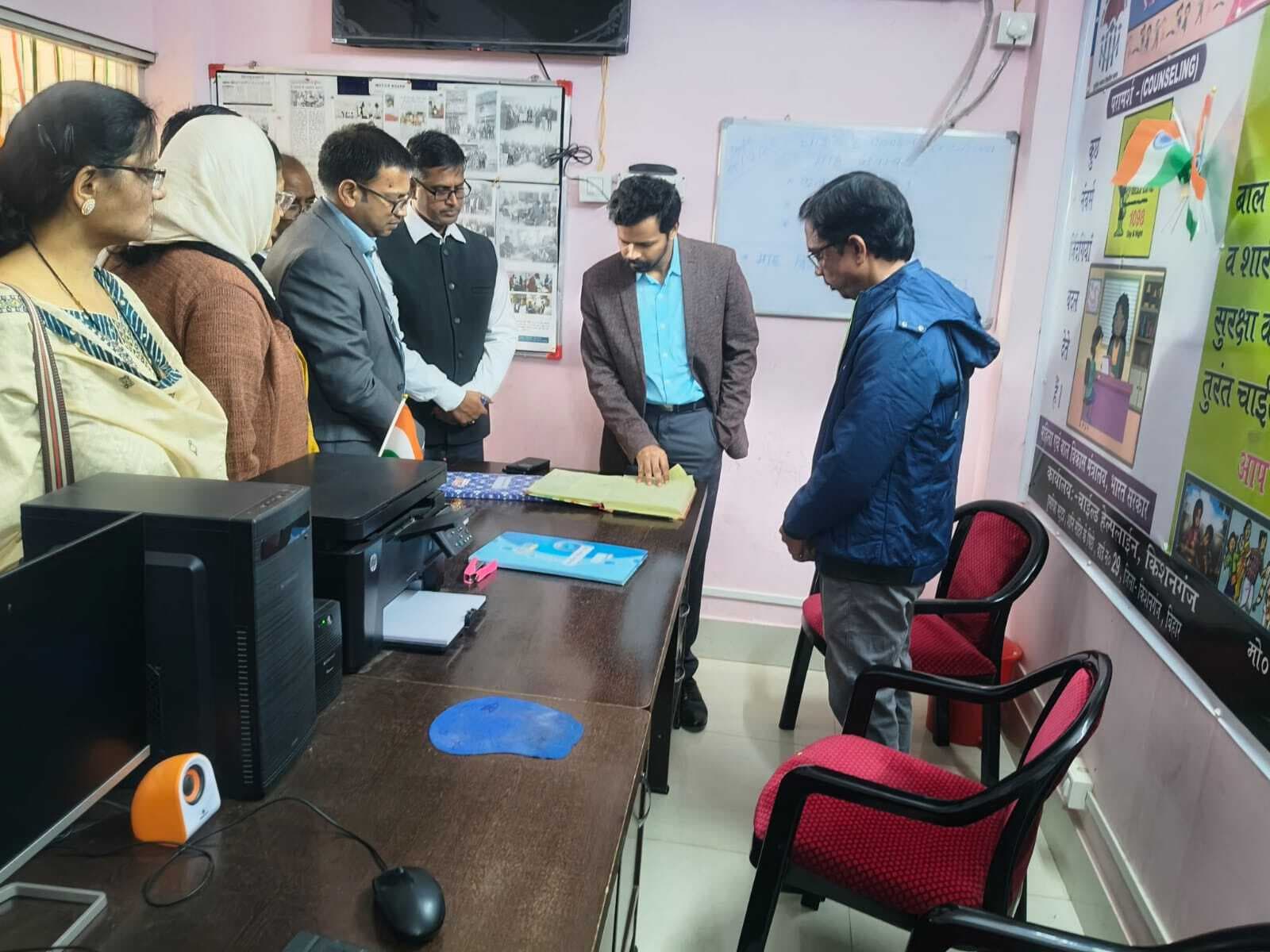 किशोर न्याय अधिनियम के तहत गठित जिला निरीक्षण समिति ने किया बाल संरक्षण संस्थानों का निरीक्षण