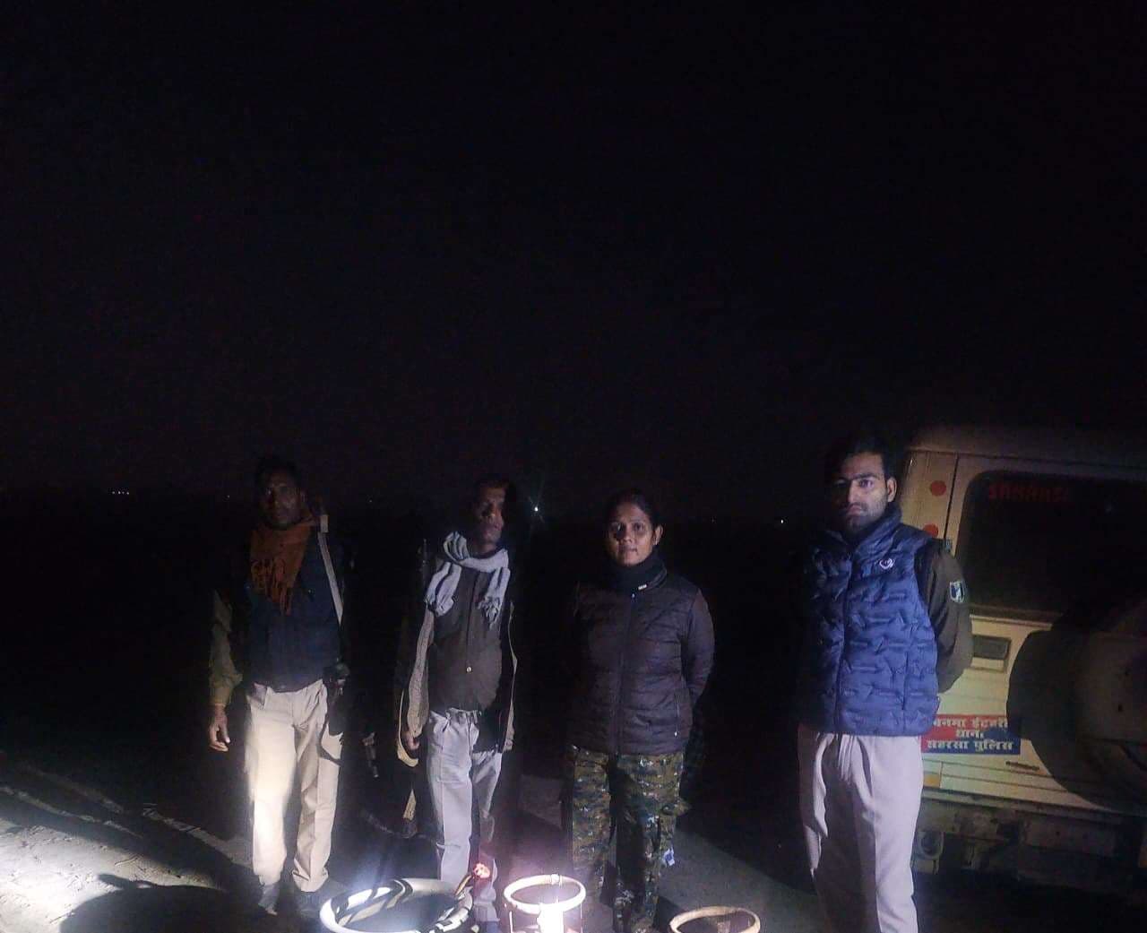 छापेमारी कर किया 500 लीटर कच्चा जावा नष्ट