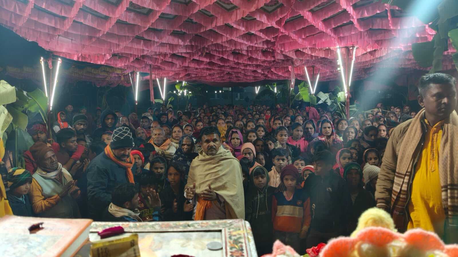 Bhagalpur news श्रीराम कथा के पांचवें दिन अहिल्या उद्धार व सीताराम विवाह की कथा