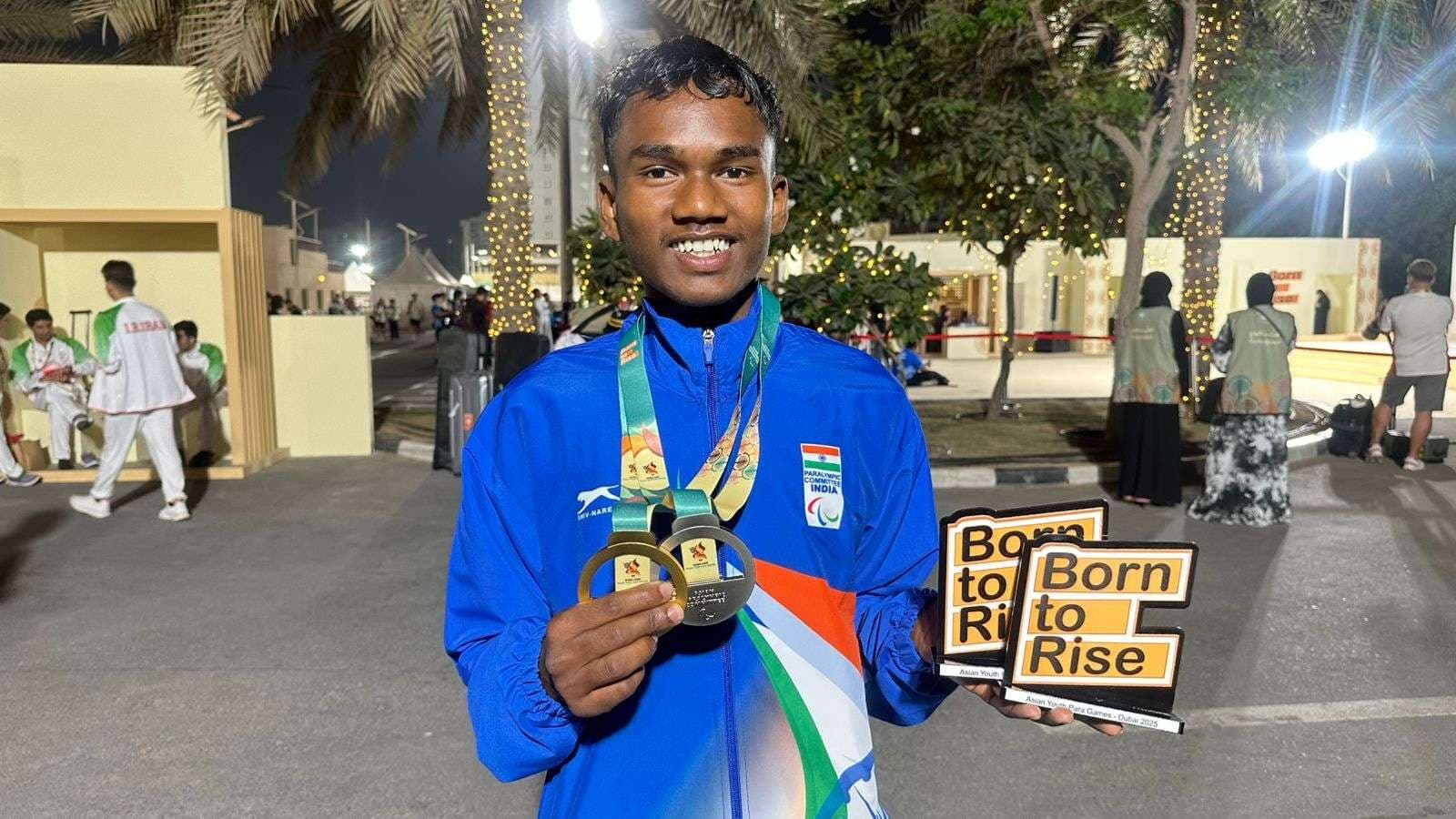 एशियन यूथ पैरा गेम्स में झोंगो पाहन ने जीता स्वर्ण व रजत पदक