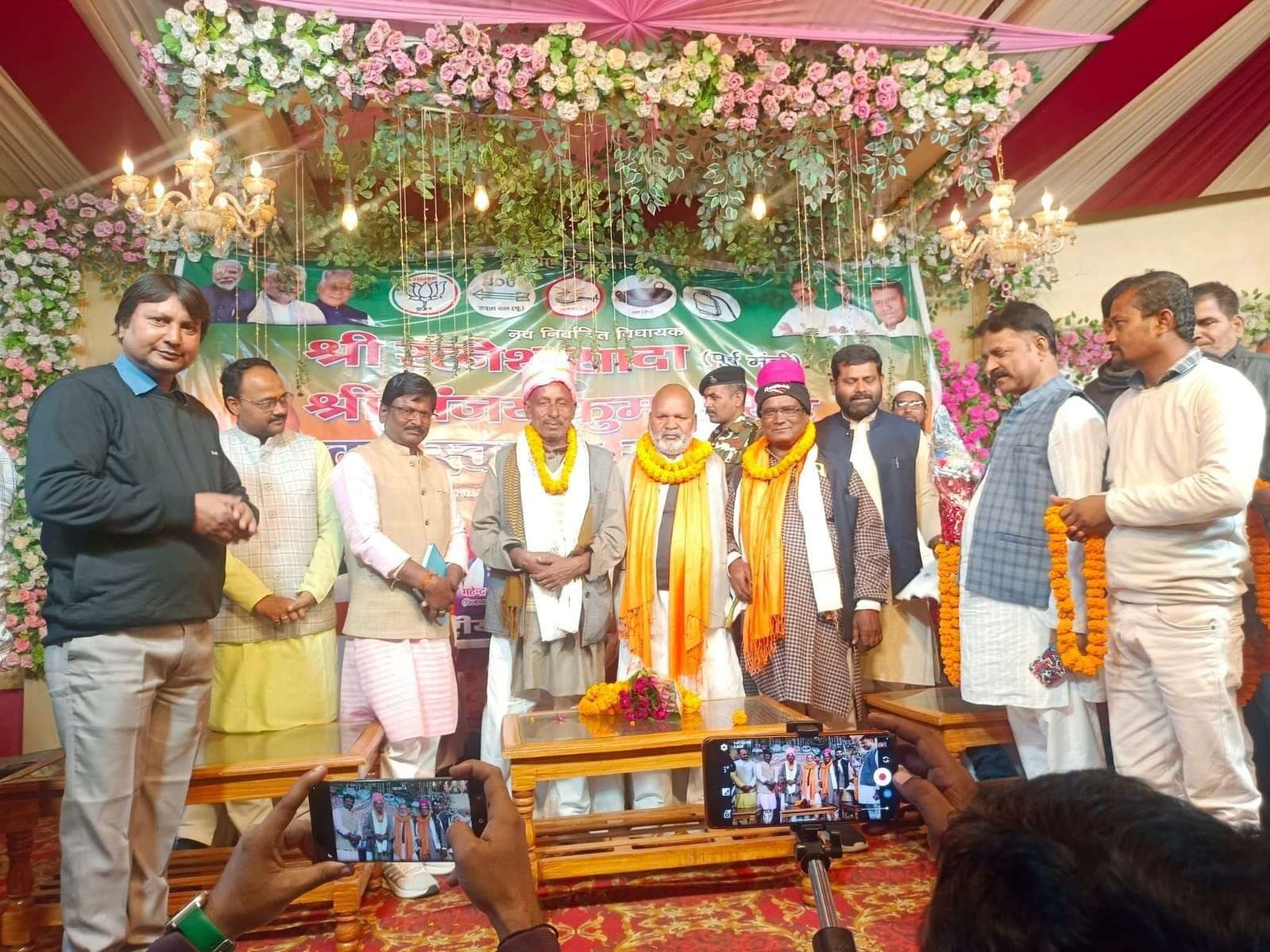 जीत का सारा श्रेय एनडीए गठबंधन के सभी ऊर्जावान साथियों काः रत्नेश सादा