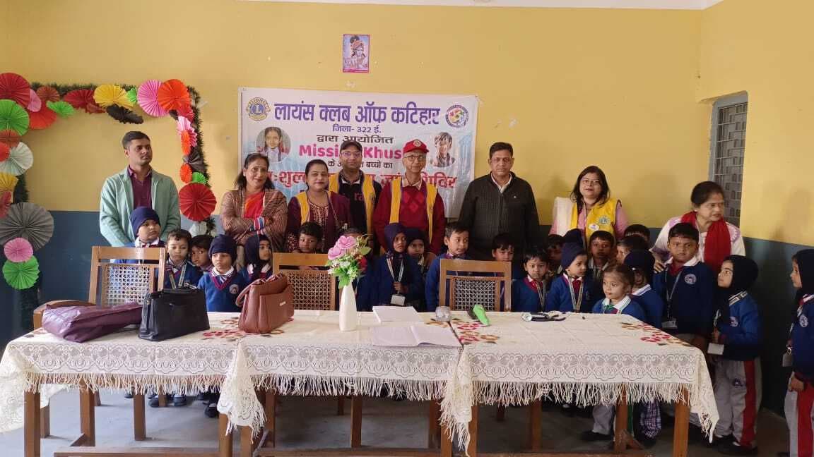 लायंस क्लब की ओर से स्वास्थ्य जांच शिविर का आयोजन