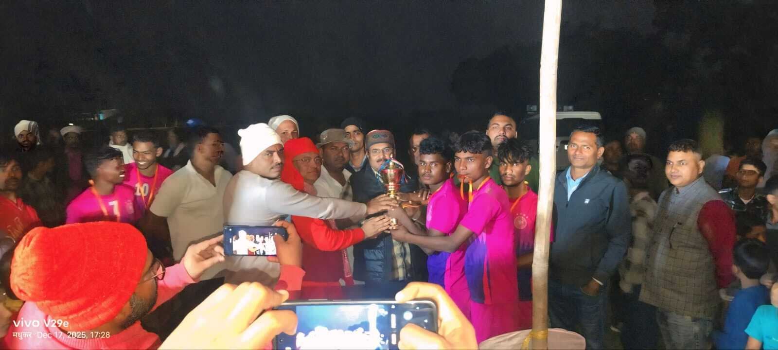 खेल से युवाओं में अनुशासन व भाईचारे की भावना मजबूत होती है: सुनील