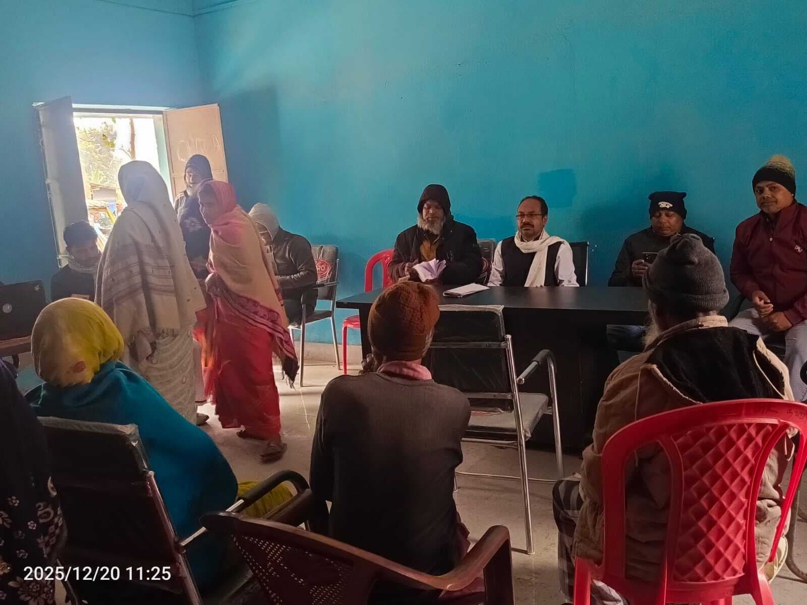 मनरेगा के 200 मजदूरों का किया गया ई-केवाईसी