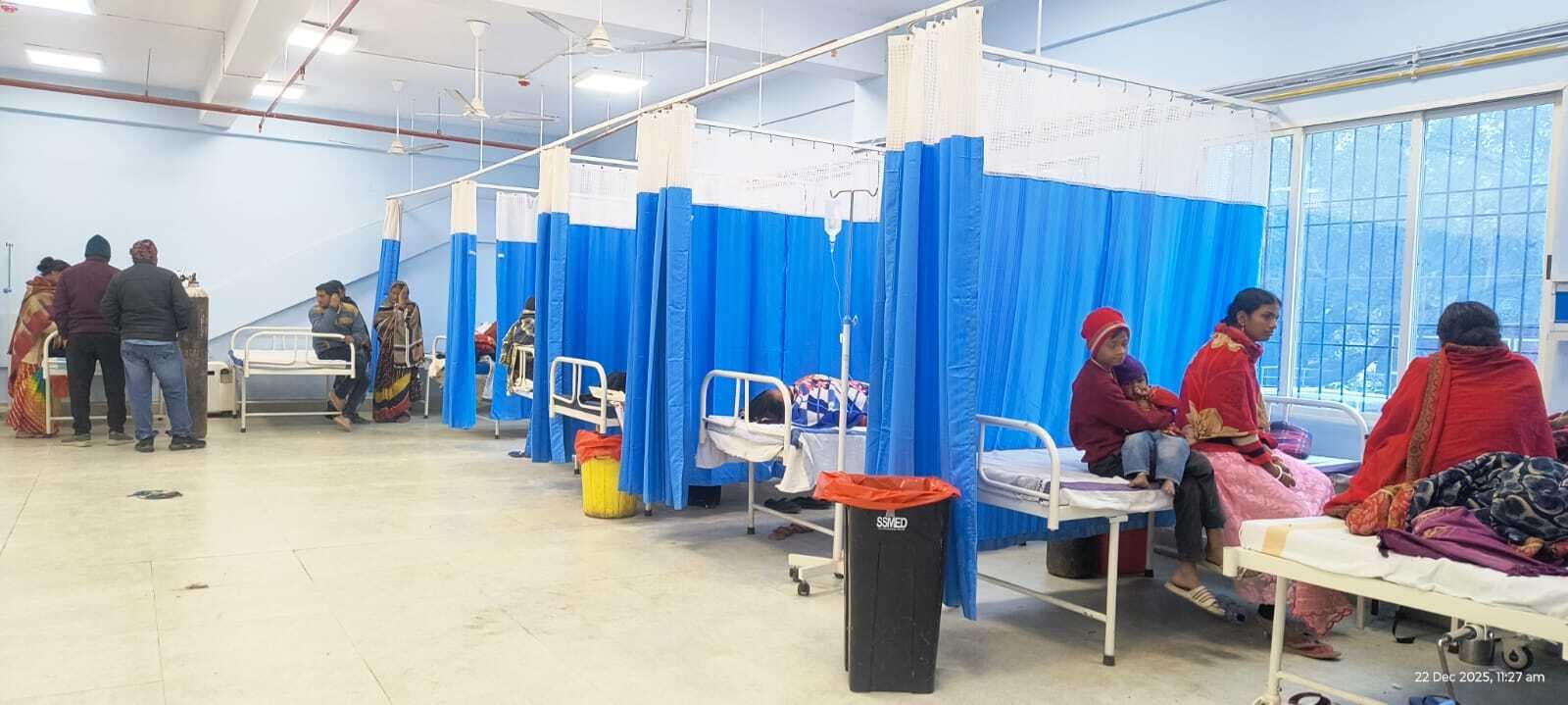 सर्दी बढ़ते ही हाइ बीपी व लकवा पीड़ित मरीजों की संख्या बढ़ी