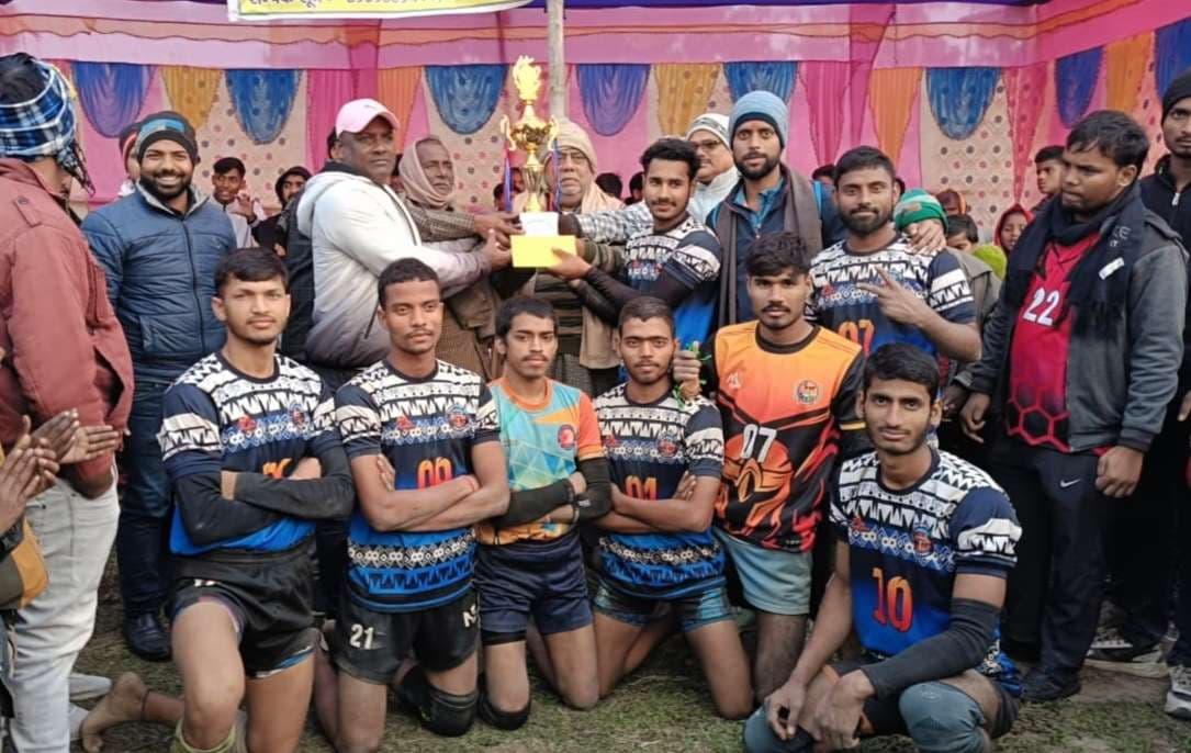 बेहतरीन प्रदर्शन करते हुए सहरसा ने विजेता कप पर जमाया कब्जा