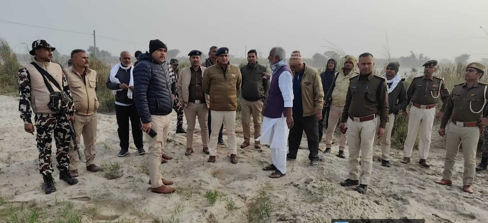 मनिहारी एसडीपीओ ने दियारा क्षेत्र का लिया जायजा