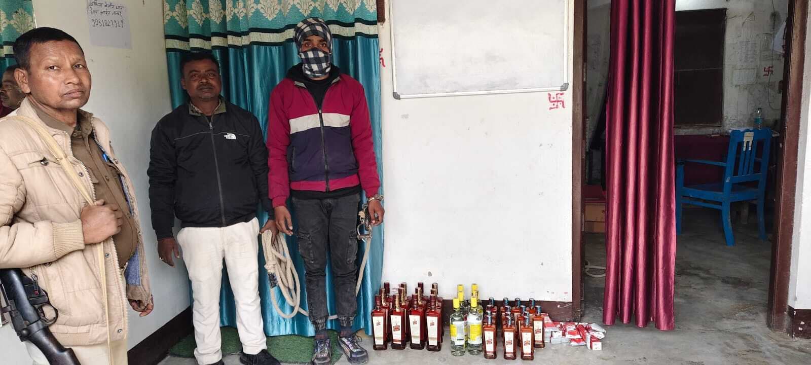 शराब मामले में एक आरोपित को भेजा जेल