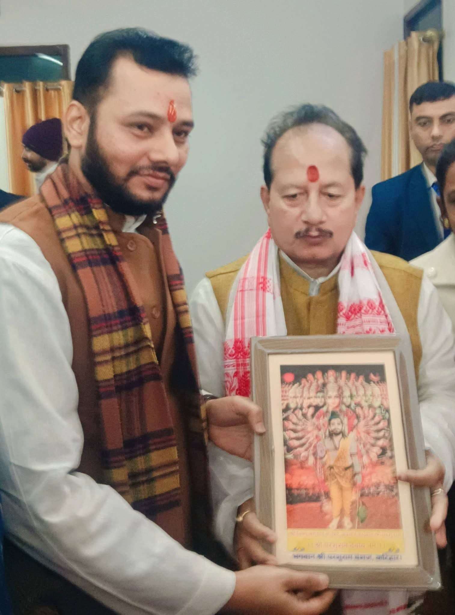 भाजपा किसान मोर्चा के क्षेत्रिय प्रभारी ने उपमुख्यमंत्री से की मुलाकात