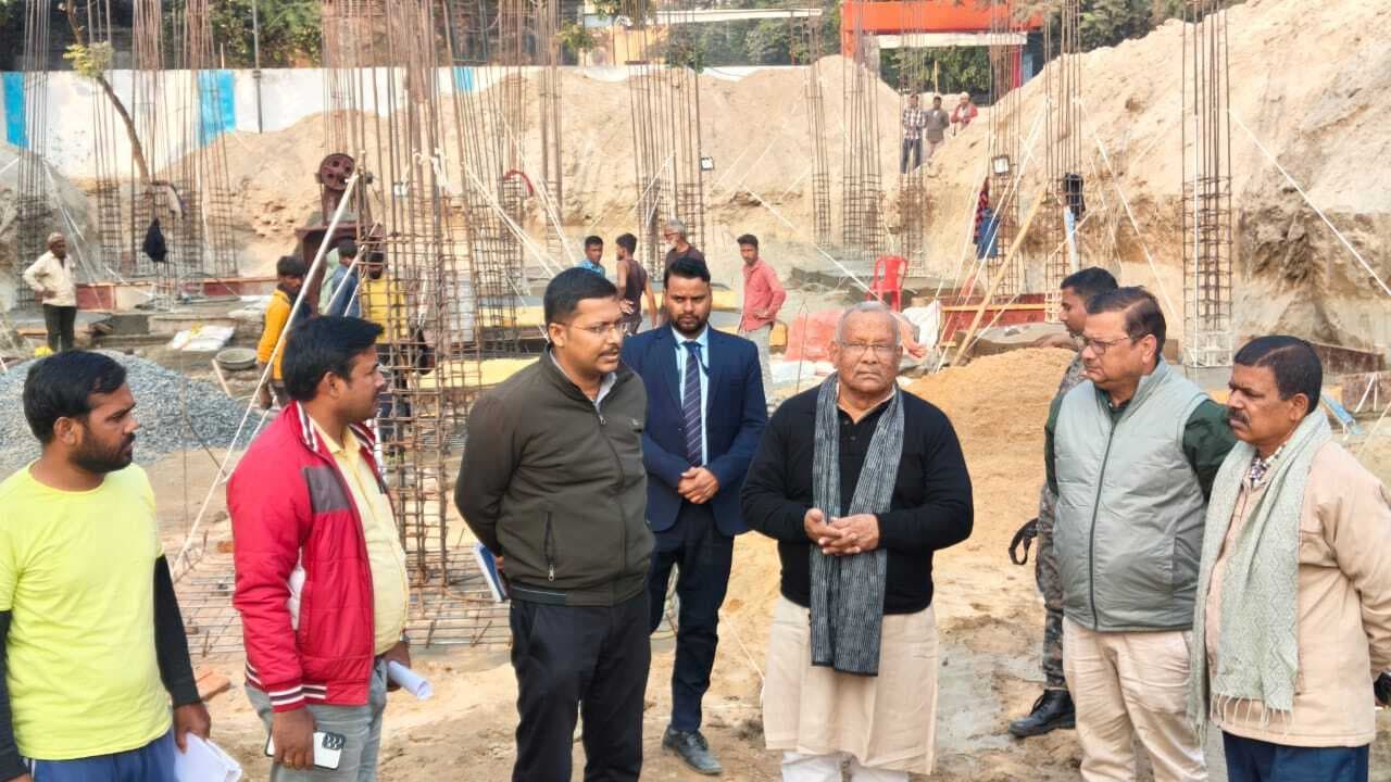 राजेंद्र स्टेडियम का निर्माण 28.31 करोड़ से हो रहा