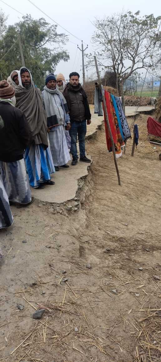 महानंदा पूर्वी तटबंध जर्जर होने से परेशानी बढ़ी