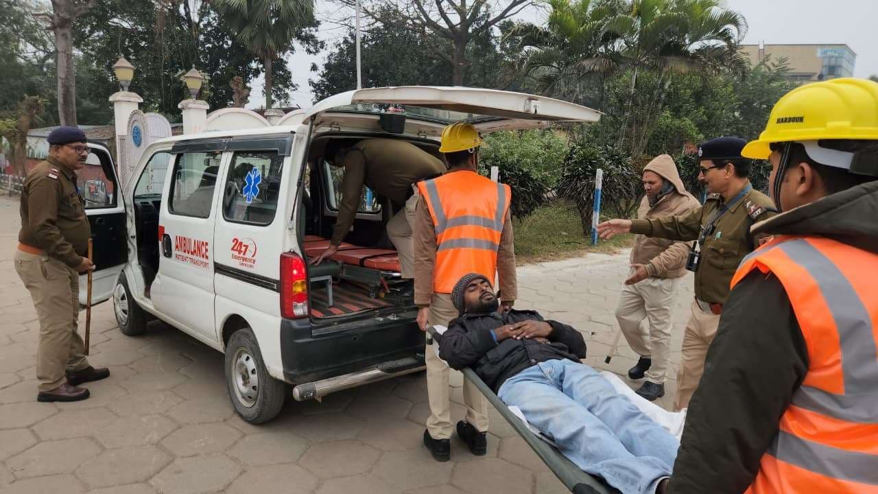 कटिहार स्टेशन पर रेल दुर्घटना को लेकर आरपीएफ ने की मॉक ड्रिल