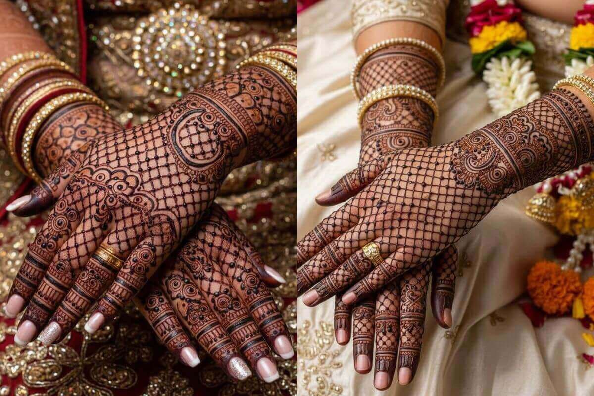 heavy jalidar mehndi