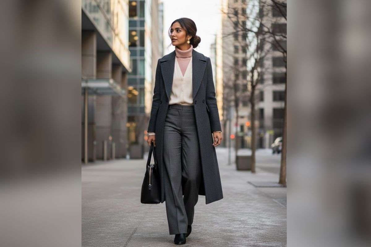 long coat with trouser