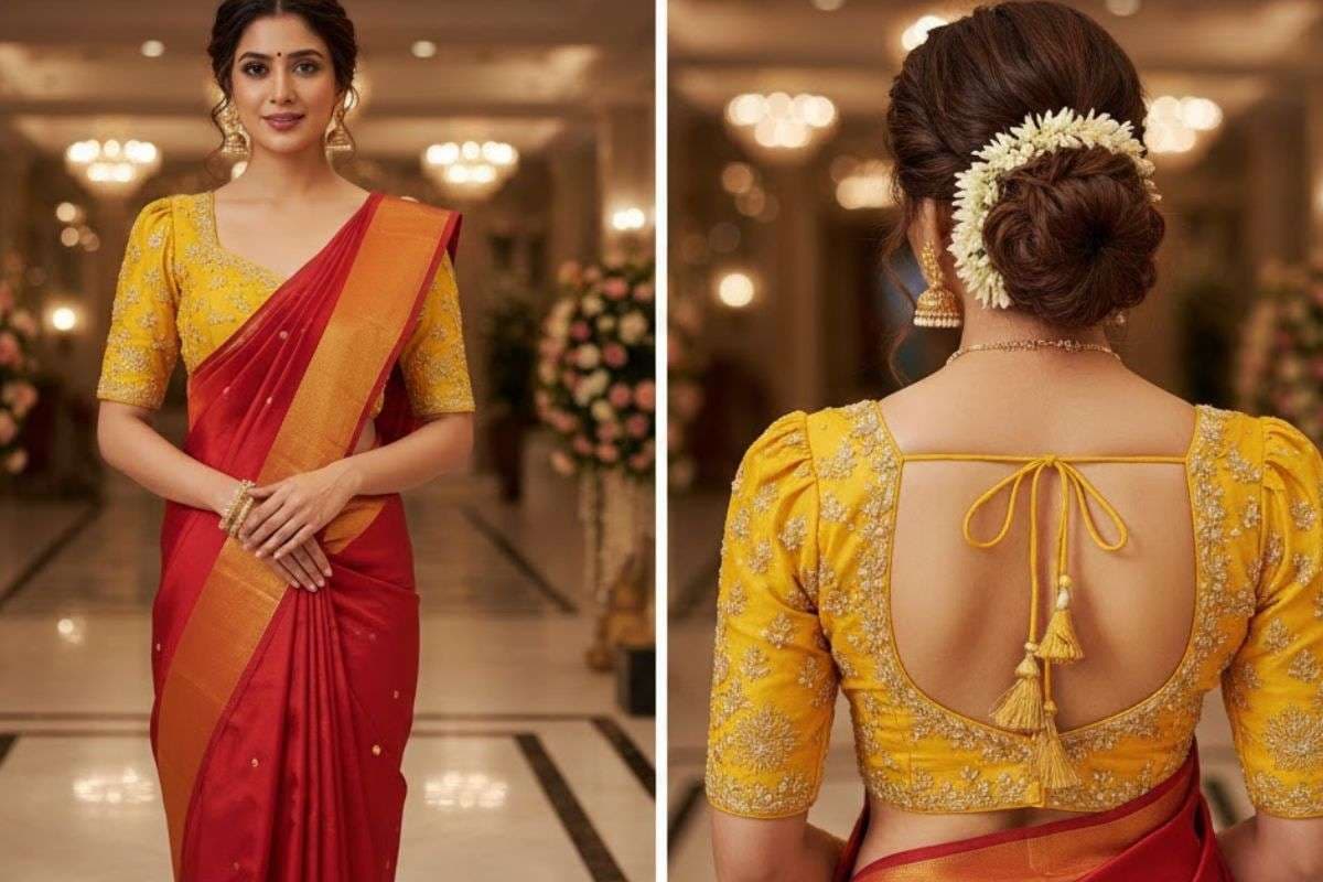 yellow Colour Blouse