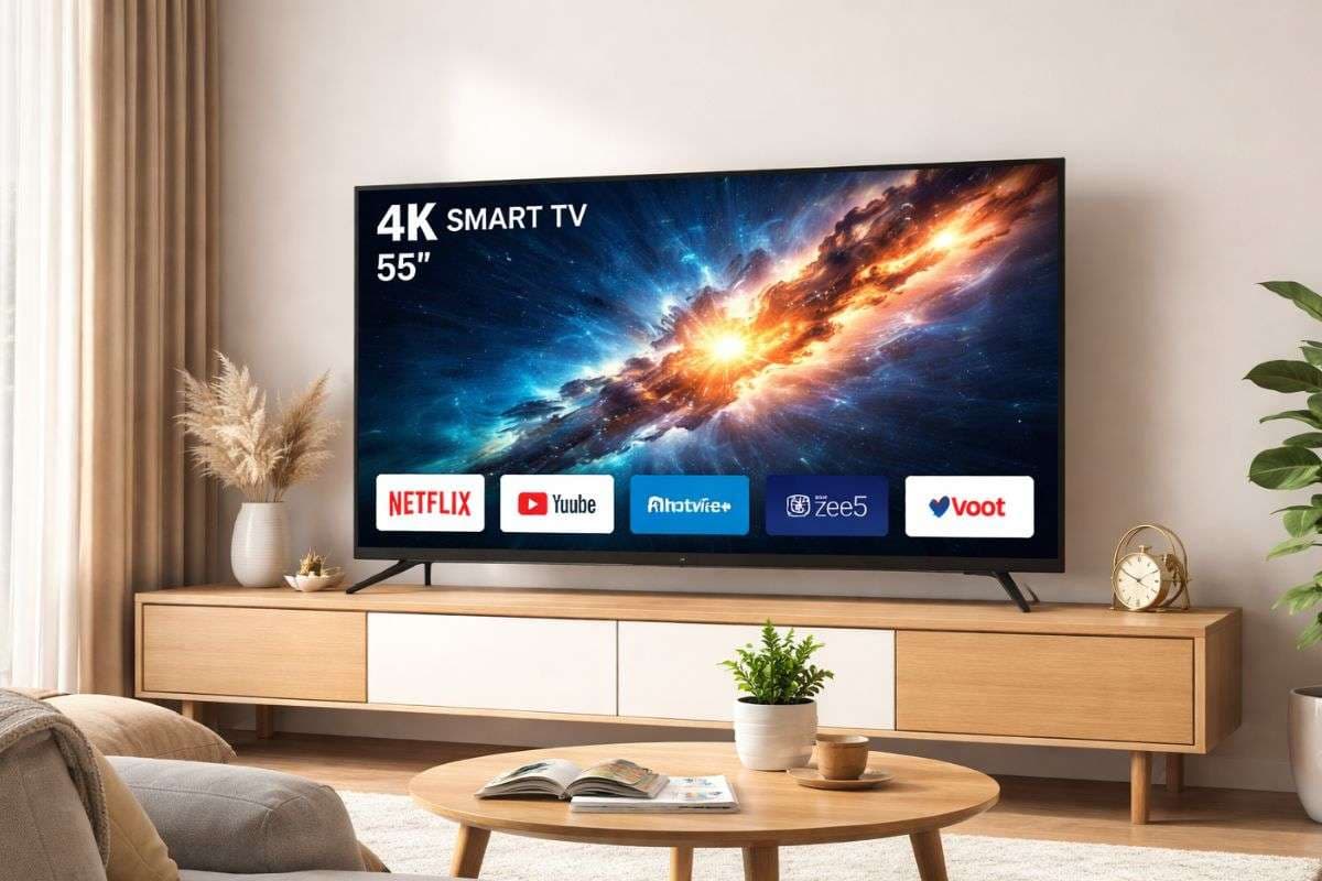 25000 से भी सस्ता 55 इंच Smart TV, पिक्चर-साउंड ऐसा कि घर पर ही आएगा थिएटर का मजा