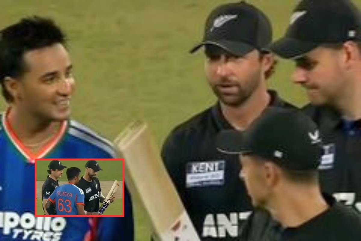 Video: क्या अभिषेक के बल्ले में लगा था स्प्रिंग? कीवी खिलाड़ी रह गए हैरान, 10 ओवर में ही जीता भारत
