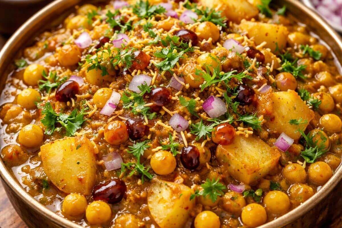Aloo Matar Chaat: ठेले जैसा स्वाद अब घर पर, बनाएं चटपटी आलू-मटर चाट