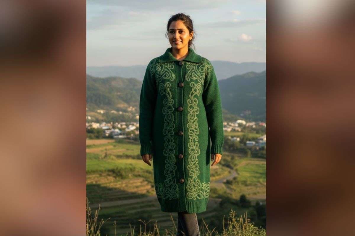 Collar Neck Long Sweater