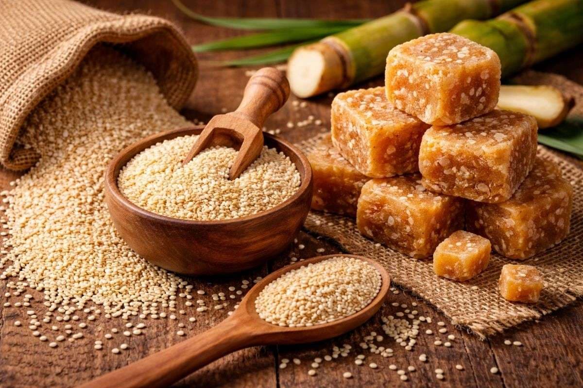 Makar Sankranti Upay: मकर संक्रांति पर तिल और गुड़ से शनि और सूर्य का दोष होता है खत्म