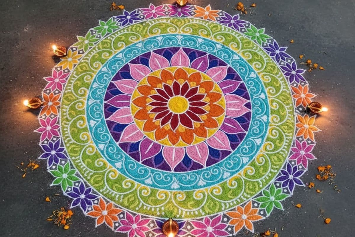 Mandala Rangoli Design