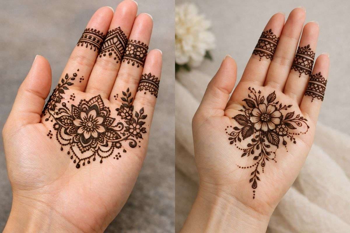 Minimal Mehndi Design