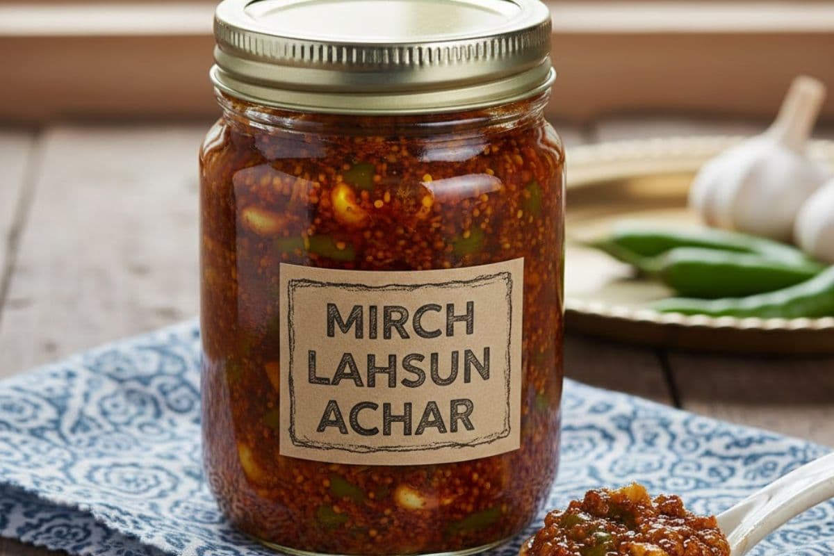 Mirch Lahsun Achar: हर डिश के लिए लाजवाब मिर्च-लहसुन का अचार, ऐसे करें तैयार