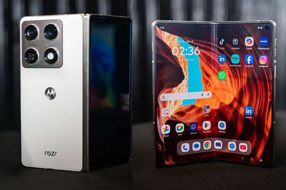 CES 2026: फोल्डेबल सेगमेंट में Motorola Razr Fold की हुई एंट्री, मिलेगा बुक-स्टाइल डिजाइन, AI फीचर्स और 50MP ट्रिपल कैमरा