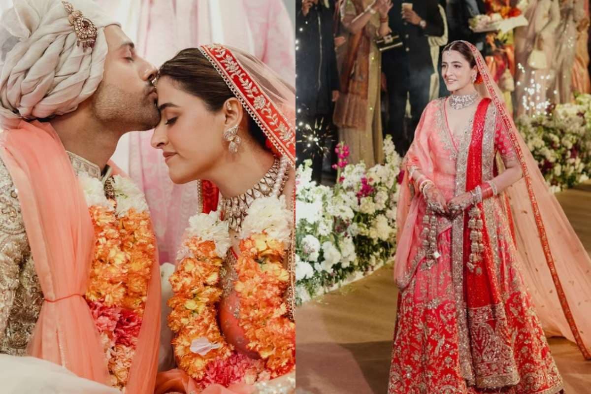Nupur Sanon-Stebin Ben Wedding: उदयपुर में सात फेरे, बहन कृति सेनन ने उठाई नुपुर की फूलों की चादर
