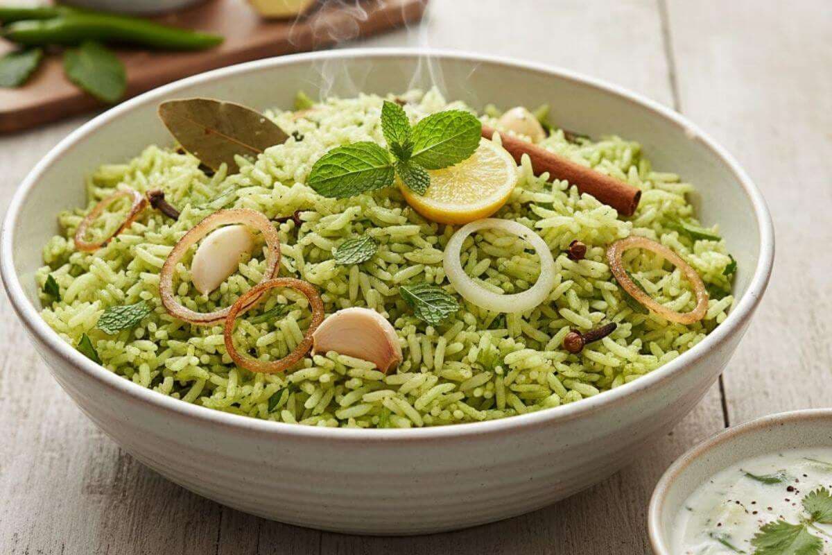 Pudina Rice Recipe: सिंपल चावल में दें नया ट्विस्ट, घर पर बनाएं खुशबू और स्वाद से भरपूर पुदीना राइस