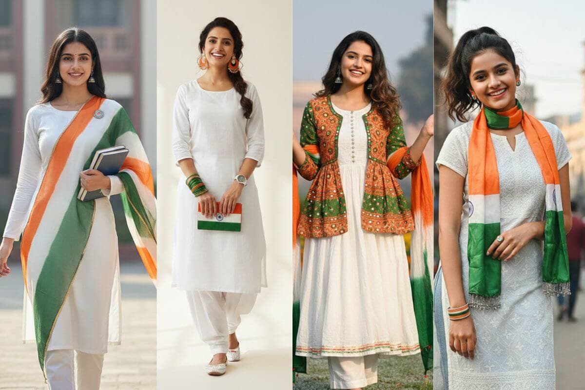Republic Day Outfit Ideas: सफेद कुर्ती को तिरंगे के रंगों साथ कैसे स्टाइल करें? देखें 5 यूनिक तरीके