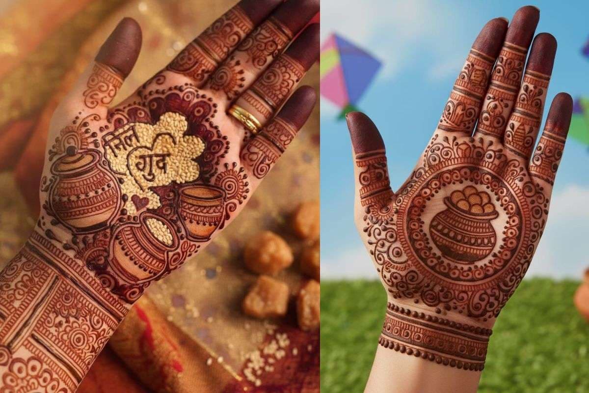 Sesame and jaggery motif mehndi