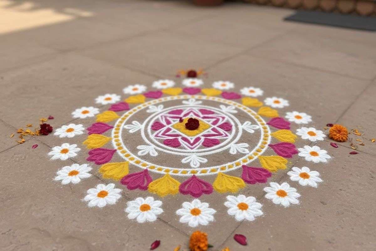 Simple Rangoli Design