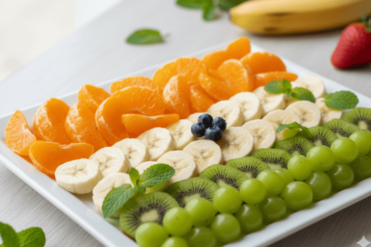 Tricolor Fruit Platter