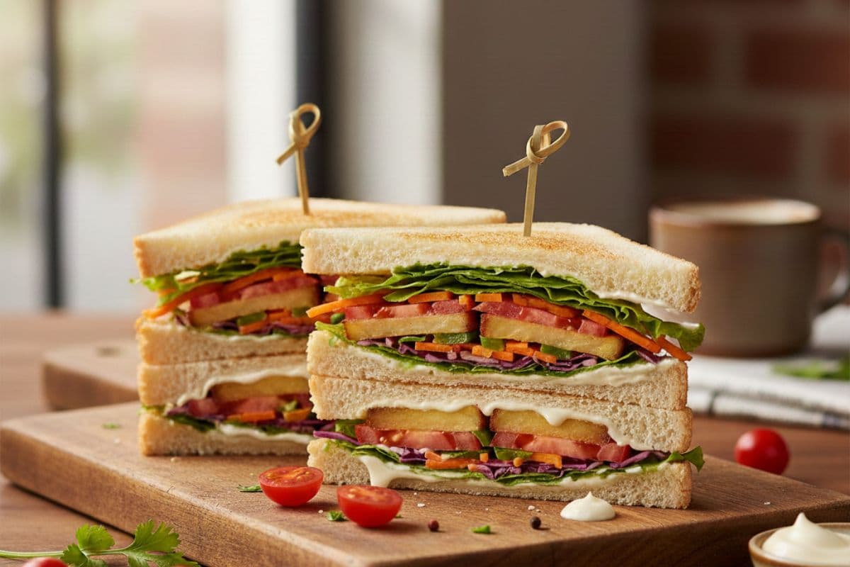 Veg Club Sandwich Recipe: घर पर बनाएं कैफे जैसा परफेक्ट वेज क्लब सैंडविच, नोट करें यह आसान रेसिपी