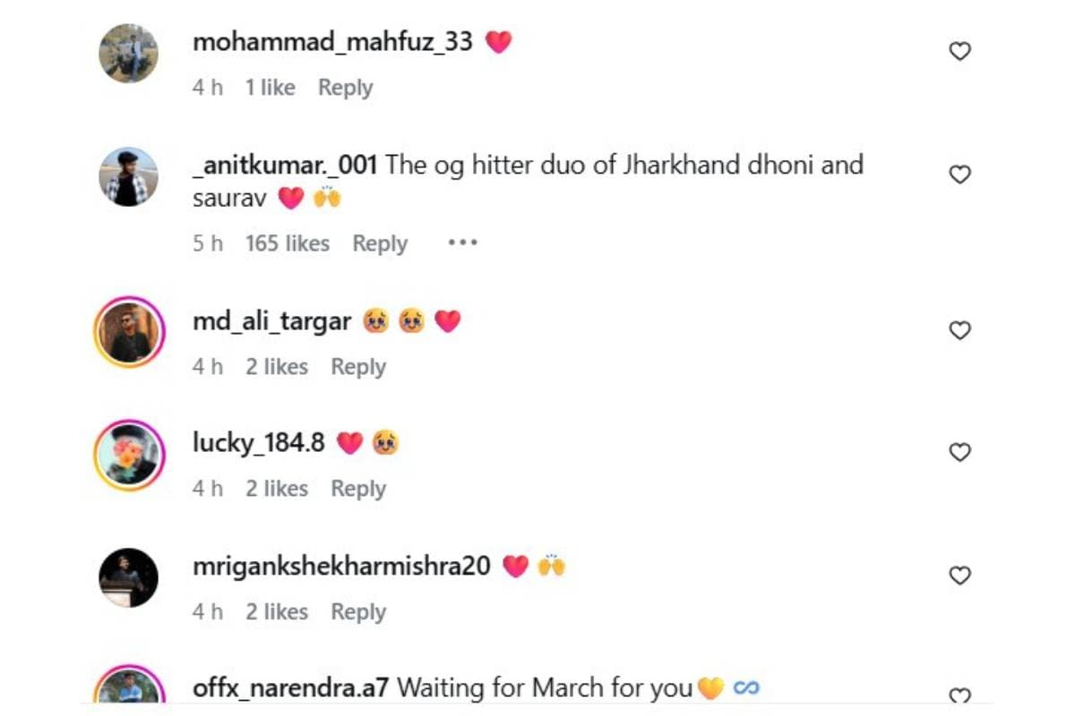 fans Reaction on MSD Post