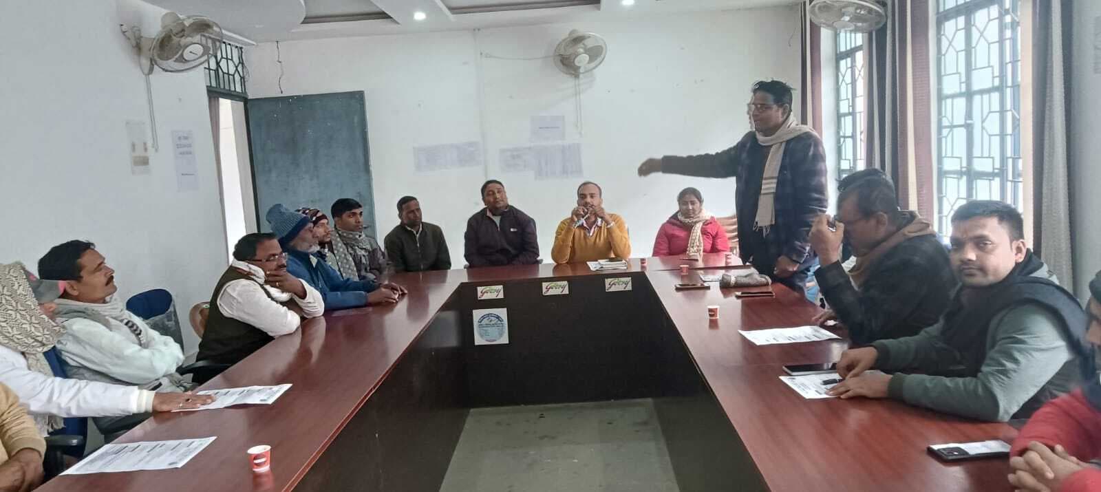 बीपीआरओ ने जनप्रतिनिधियों के साथ की बैठक