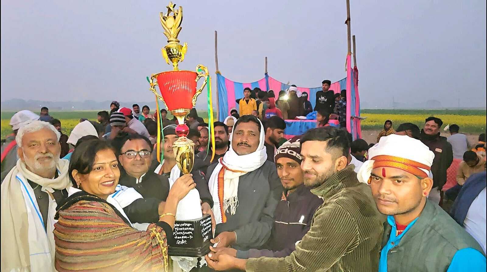 टाइगर-11 ने पींटू-11 को 67 रनों से हरा शील्ड पर कब्जा जमाया