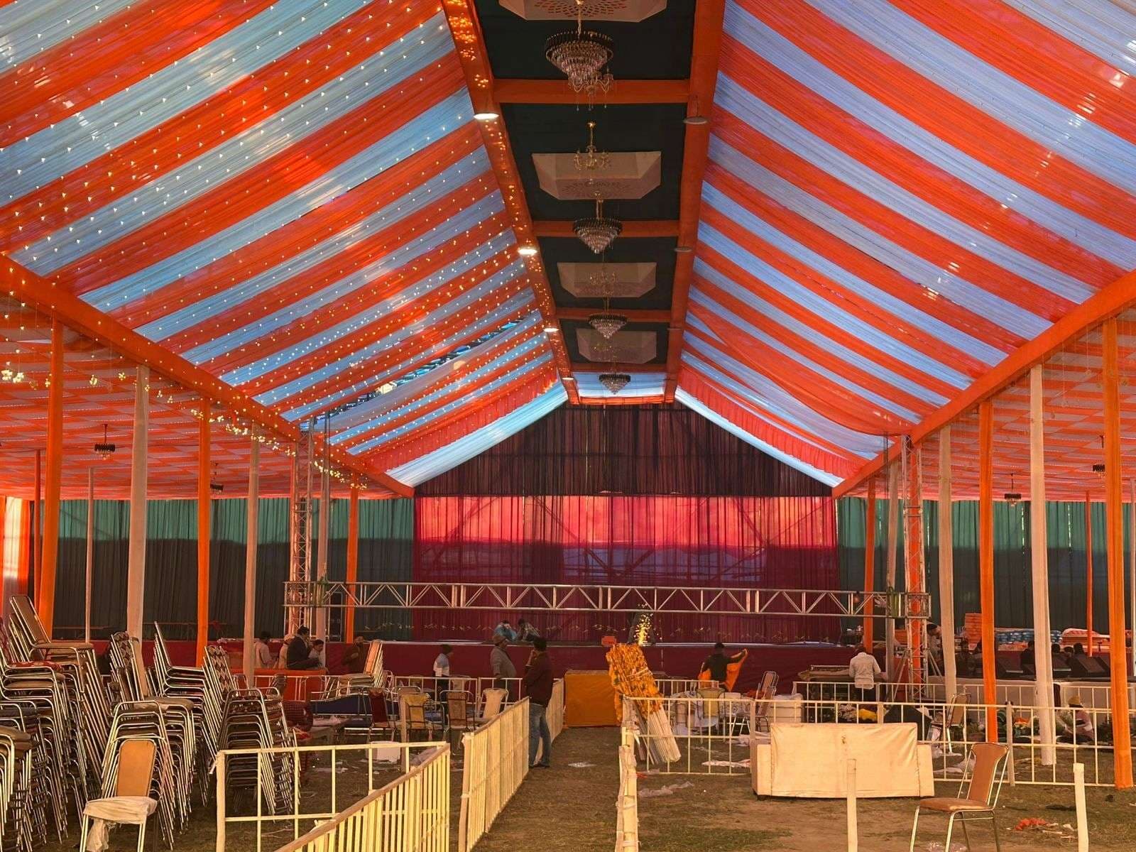 बाबा श्यामजी का स्वर्ण जयंती महोत्सव के लिए राजेन्द्र स्टेडियम तैयार