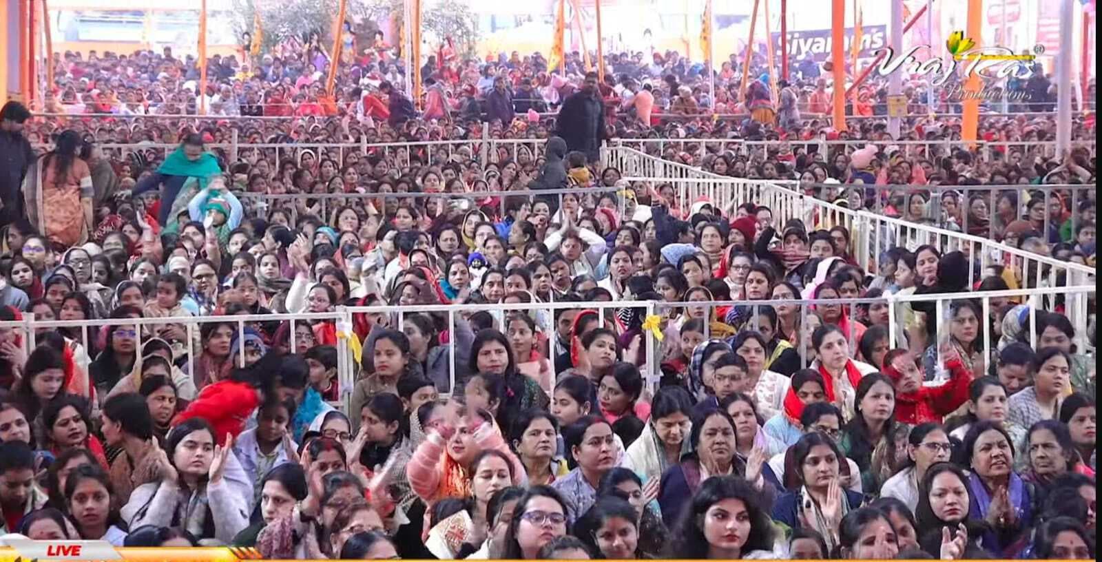 श्रीमद्भागवत कथा: परमार्थ की भावना ही व्यक्ति को बनाती है महान: आचार्य गौरव कृष्ण गोस्वामी