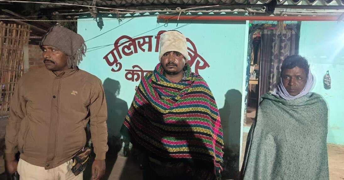 फरार चल रहे दो वारंटियों को किया गिरफ्तार