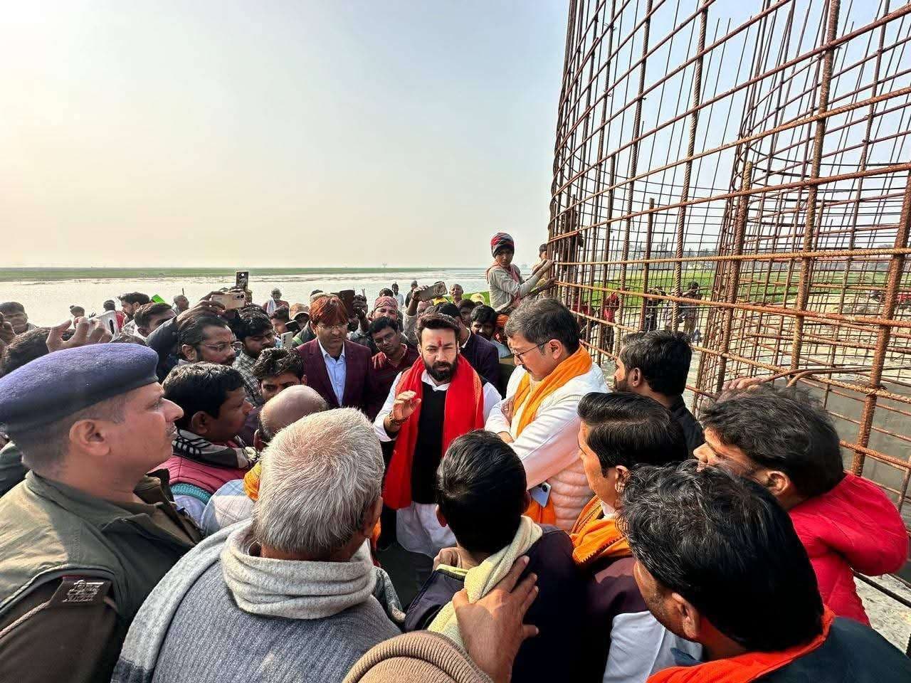 गुणवत्तापूर्ण करें डेंगराही पुल निर्माण का कार्य : राजेश वर्मा