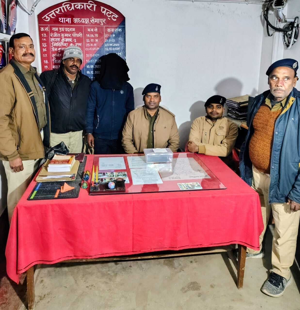 15000 का इनामी अपराधी को किया गिरफ्तार