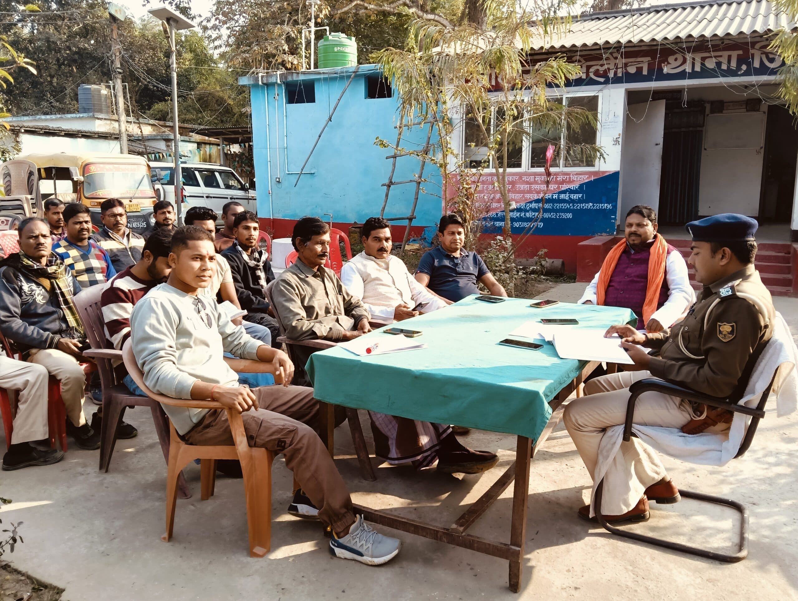 सरस्वती पूजा पर असामाजिक तत्वों पर पुलिस की रहेगी पैनी नजर, थानाध्यक्ष