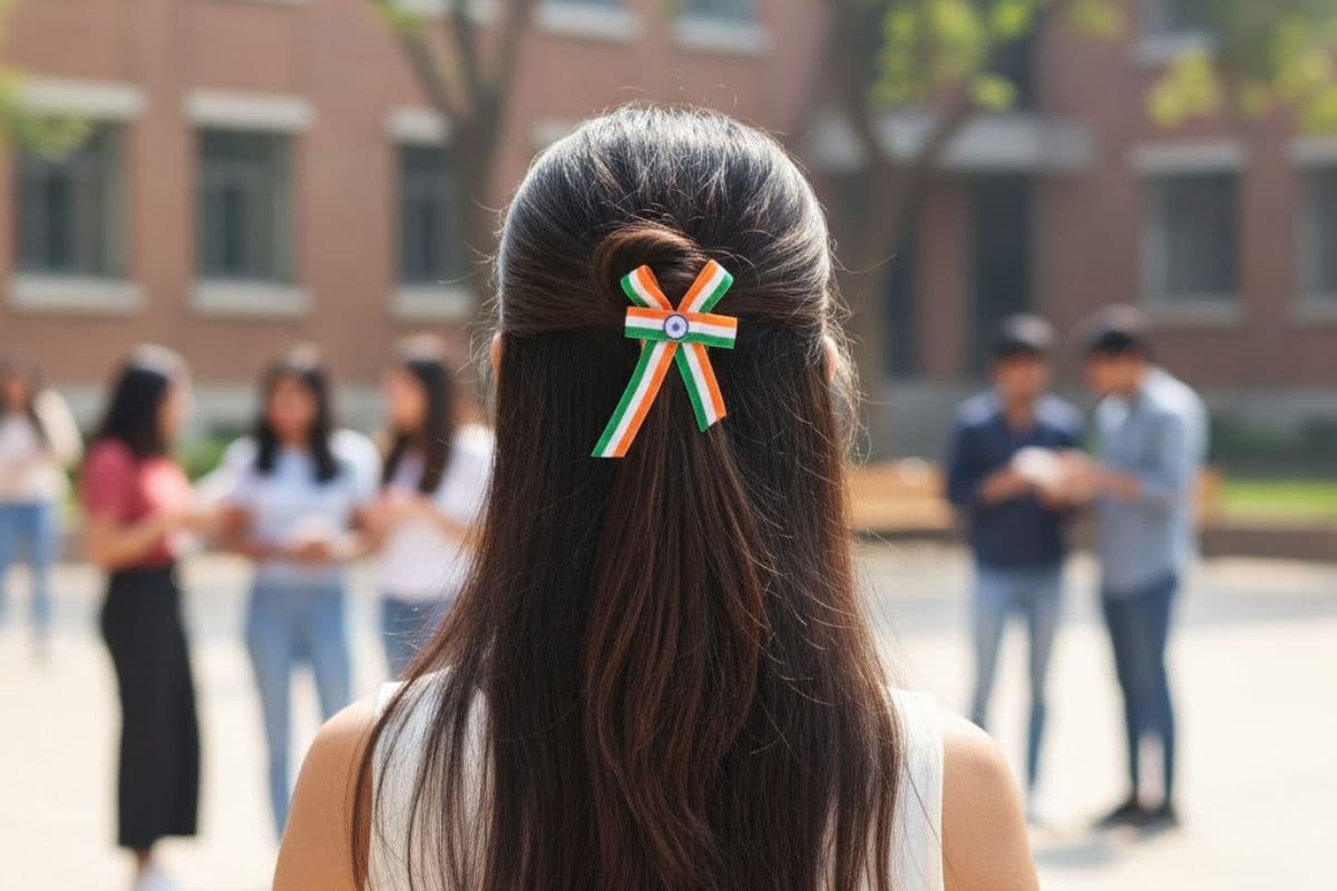 half open hair style